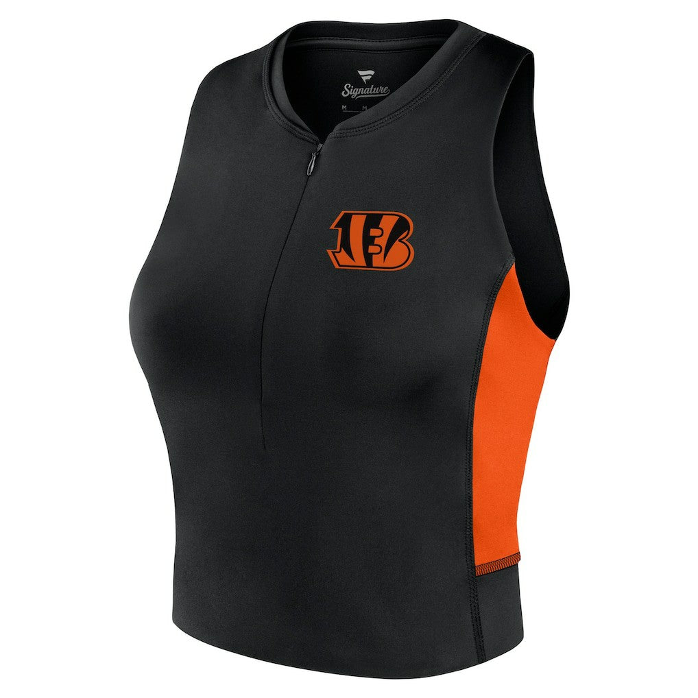 Cincinnati Bengals Women's Studio Fitted Gym Tank Top | NFL Near me