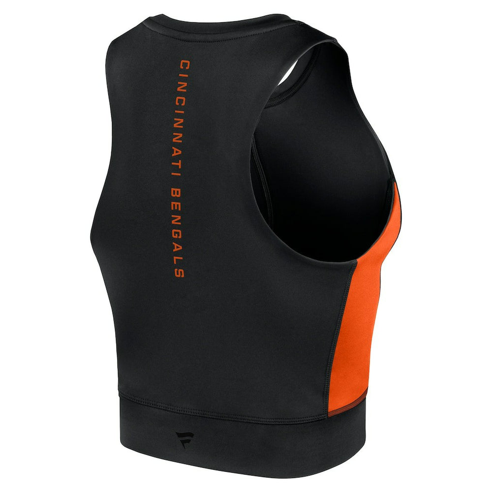Cincinnati Bengals Women's Studio Fitted Gym Tank Top | NFL Near me