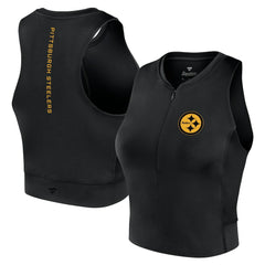 Pittsburgh Steelers Women's Studio Fitted Gym Tank Top | NFL Sale