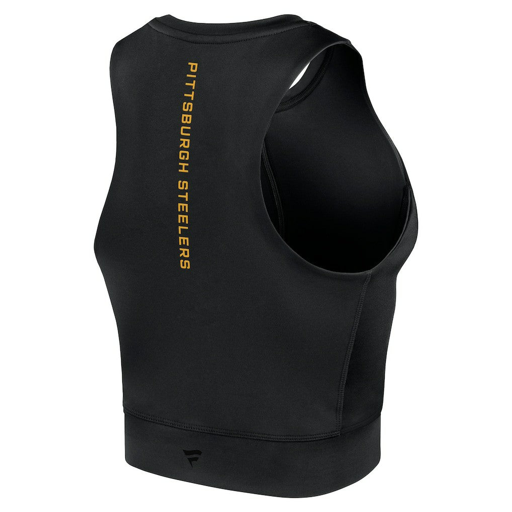 Pittsburgh Steelers Women's Studio Fitted Gym Tank Top | NFL Sale