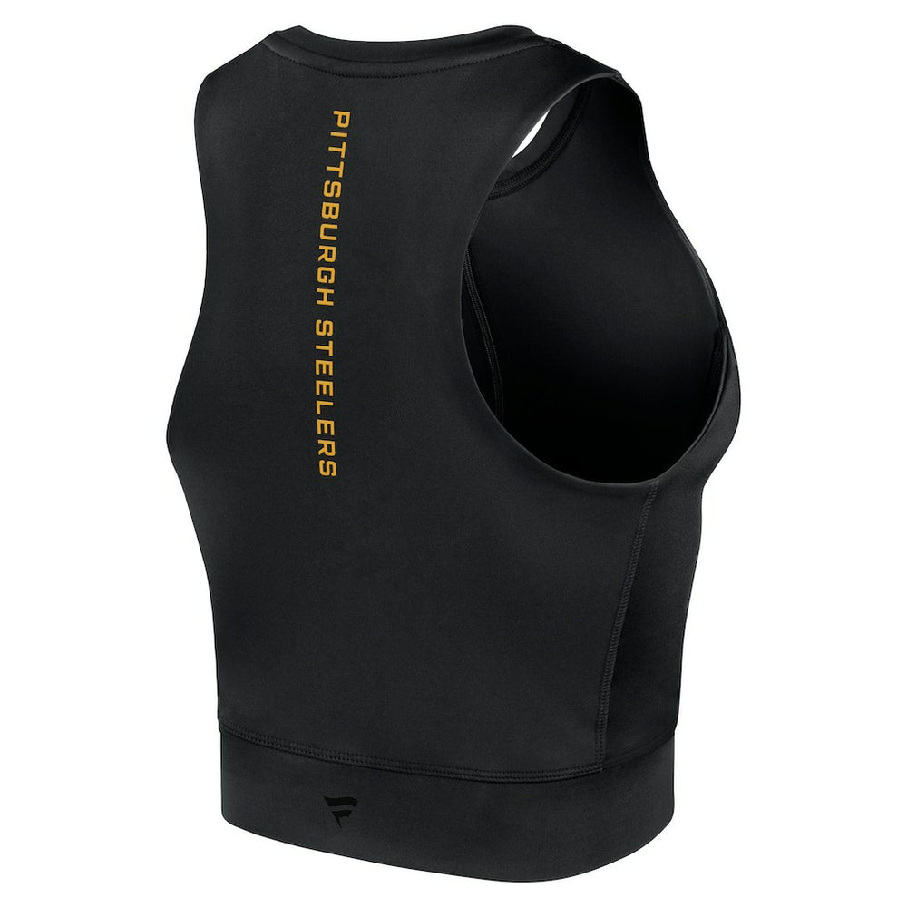 Pittsburgh Steelers Women's Studio Fitted Gym Tank Top | NFL Sale