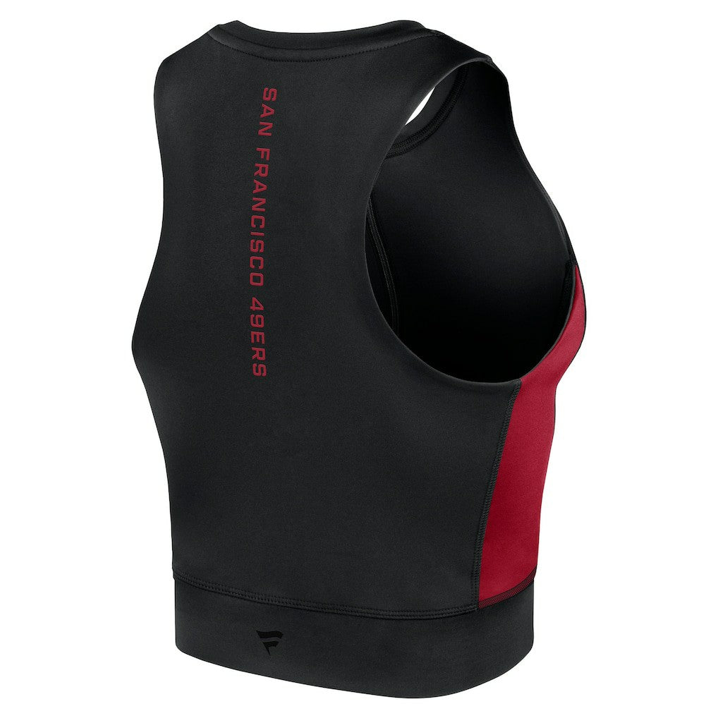 San Francisco 49ers Women's Studio Fitted Gym Tank Top | NFL Near me