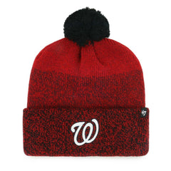 Washington Nationals '47 Darkfreeze Cuffed Knit Hat with Pom - MLB Hats