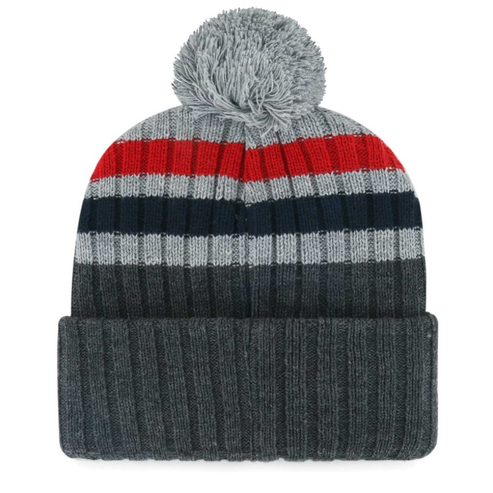 Boston Red Sox '47 Stack Cuffed Knit Hat with Pom - MLB Hats