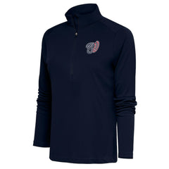 Washington Nationals Antigua Women's Patriotic Tribute Half-Zip Pullover Top - MLB Pullover