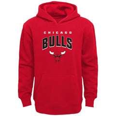 Red Chicago Bulls Youth Stadium Classic Pullover Hoodie | NBA