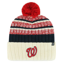 Washington Nationals '47 Tavern Cuffed Knit Hat with Pom - MLB Hats