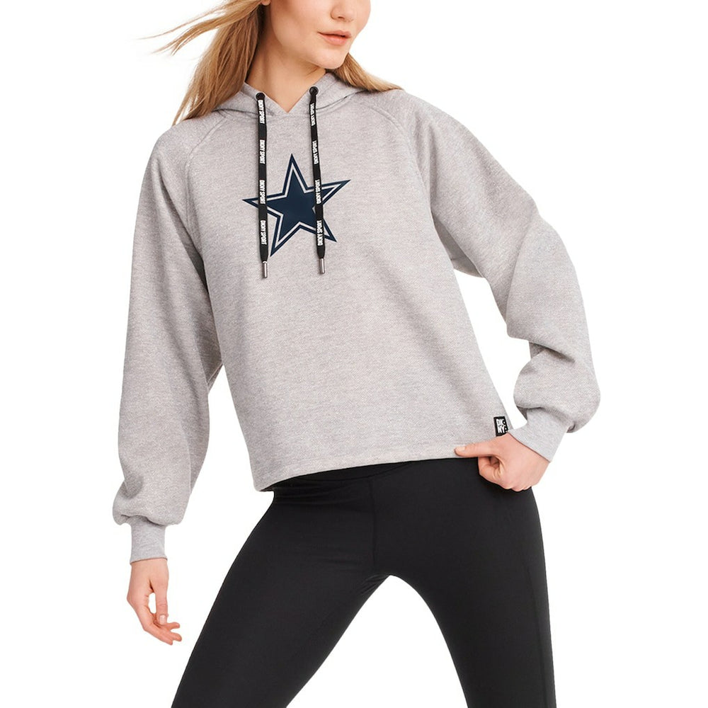 Dallas Cowboys DKNY Sport Women's Debbie Dolman Raglan Pullover Hoodie | NFL Sale