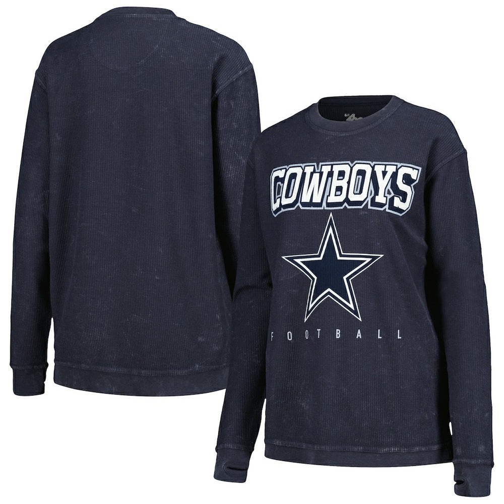 Dallas Cowboys G-III 4Her by Carl Banks Women's Comfy Cord Pullover Sweatshirt | NFL Discount