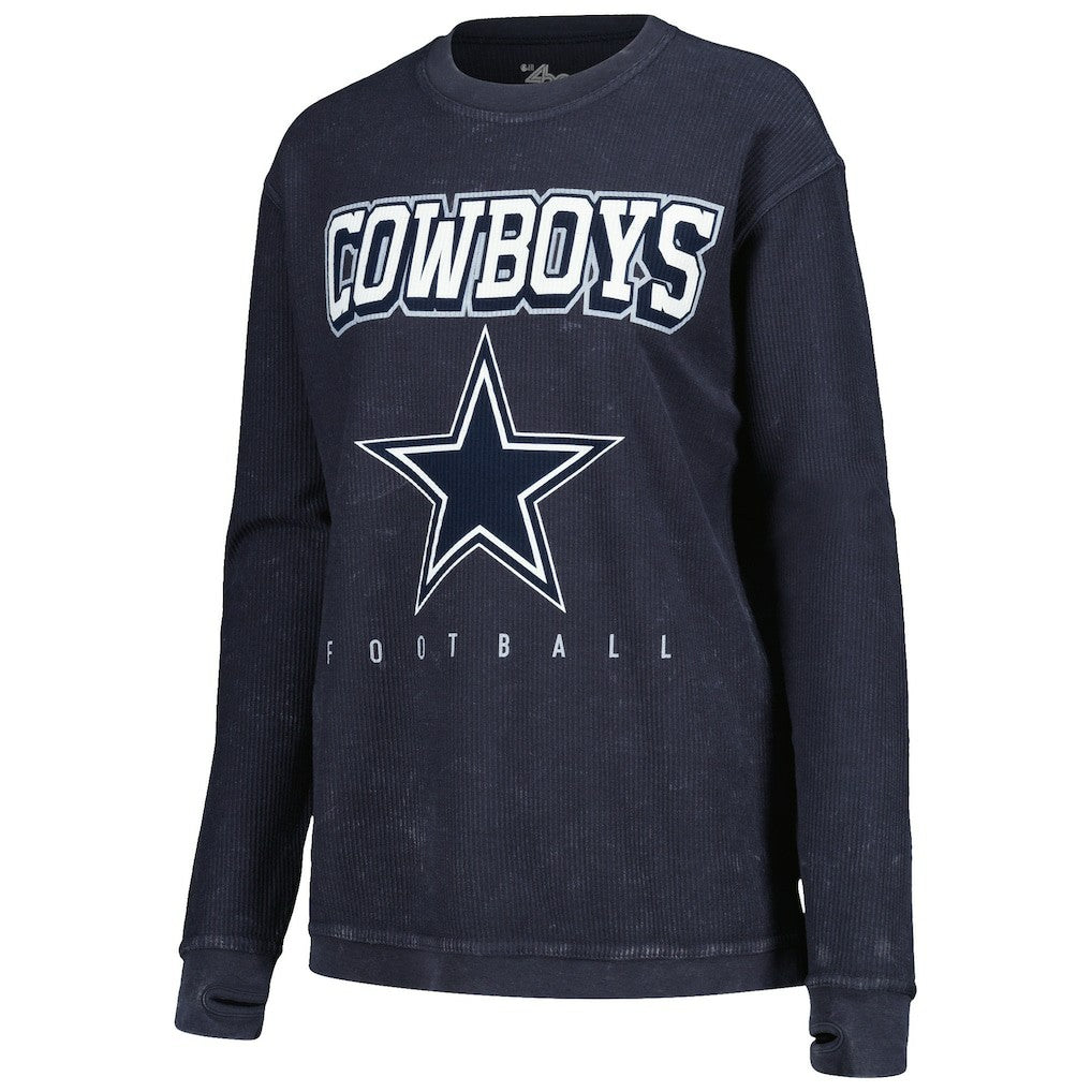 Dallas Cowboys G-III 4Her by Carl Banks Women's Comfy Cord Pullover Sweatshirt | NFL Discount