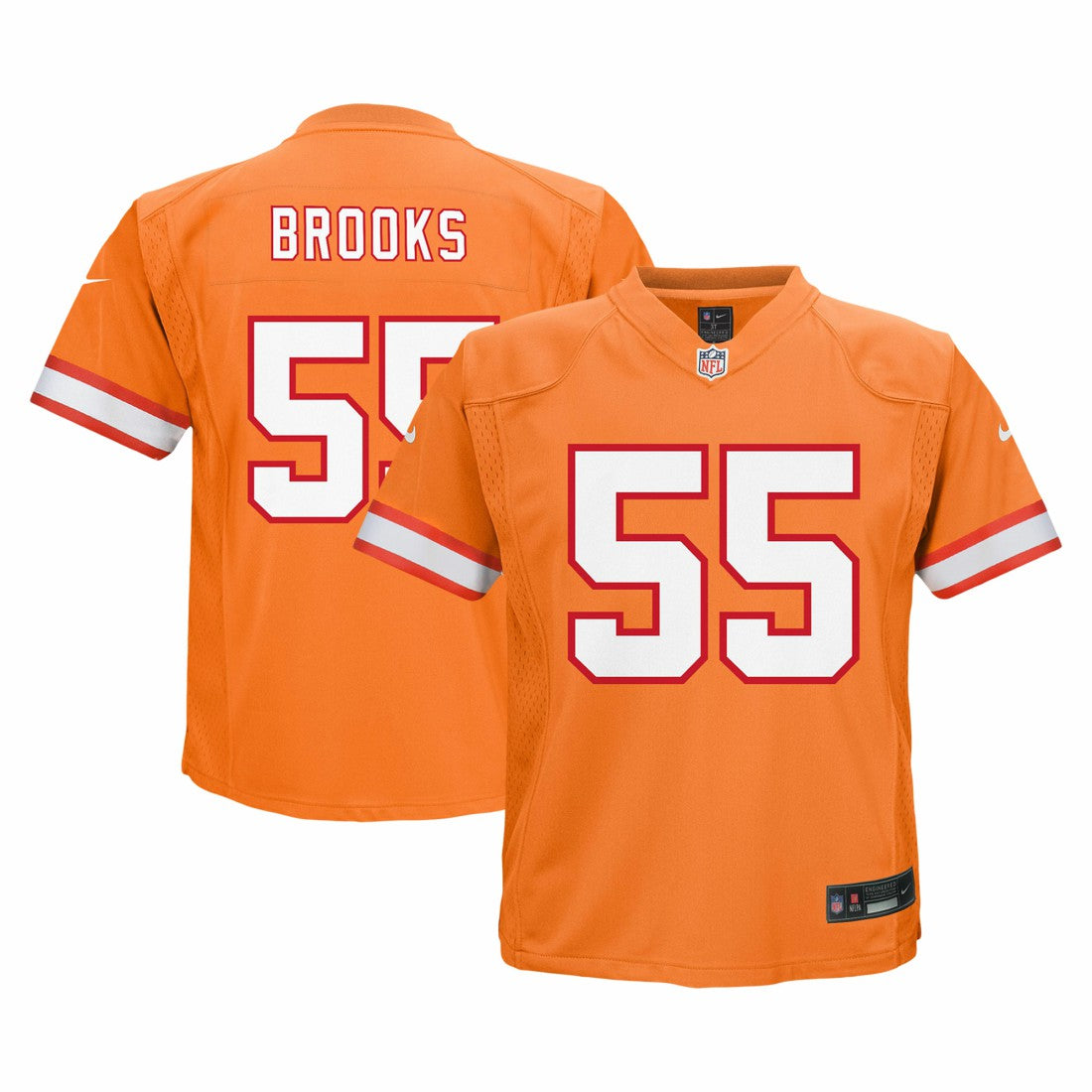 Tampa Bay Buccaneers Derrick Brooks  Preschool Retired Player Game Jersey | NFL Outlet