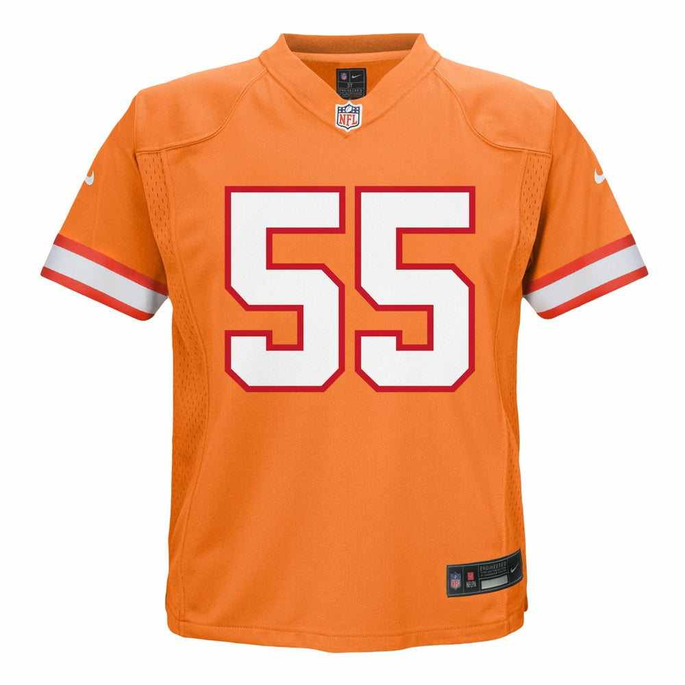 Tampa Bay Buccaneers Derrick Brooks  Preschool Retired Player Game Jersey | NFL Outlet