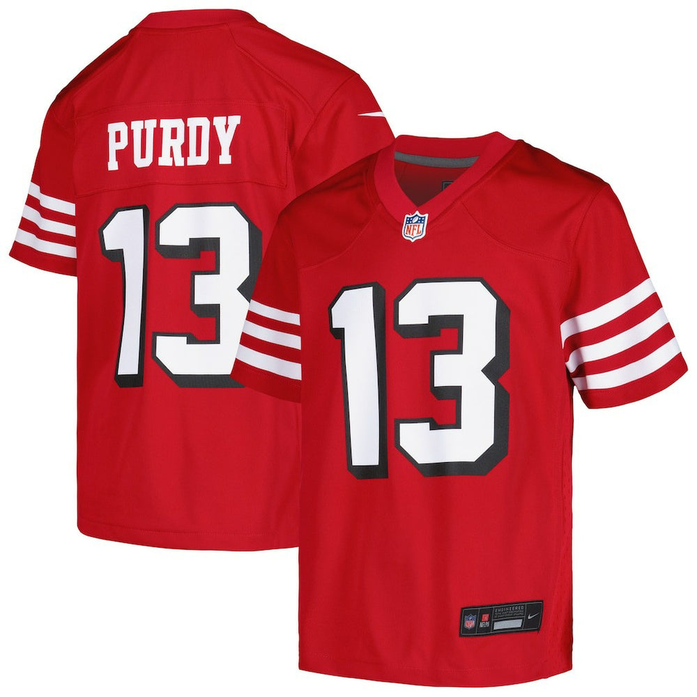San Francisco 49ers Brock Purdy  Youth Game Jersey | NFL Online