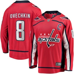 Alexander Ovechkin Washington Capitals Fanatics Captain Patch Home Breakaway Jersey -  NHL Jerseys