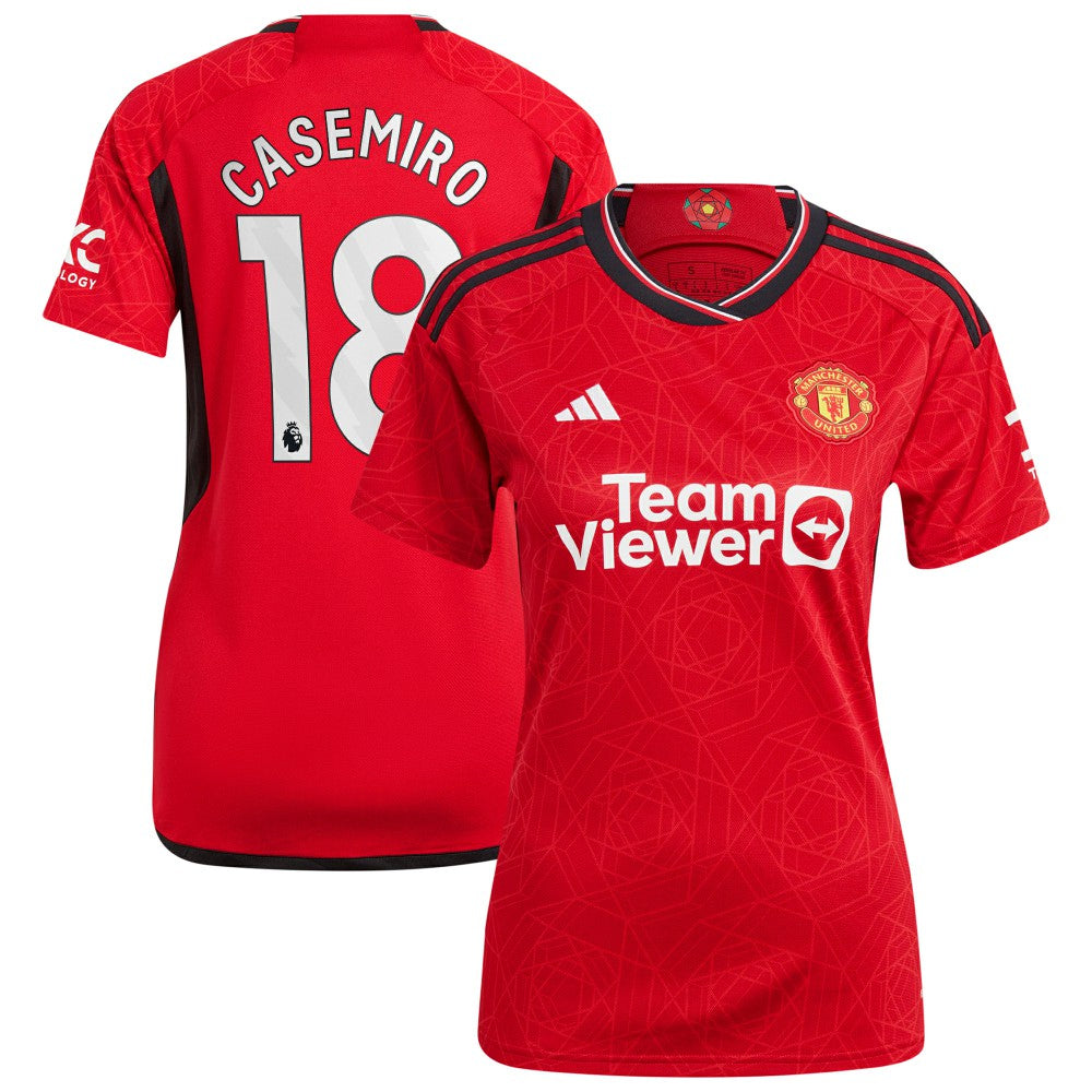 Casemiro Manchester United Women's 2023/24 Home Replica Player Jersey