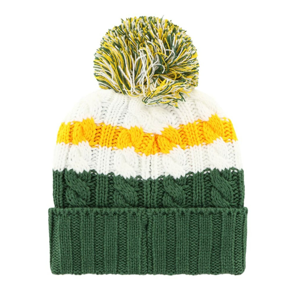 Athletics '47 Women's Ashfield Cuffed Knit Hat with Pom - MLB Hats