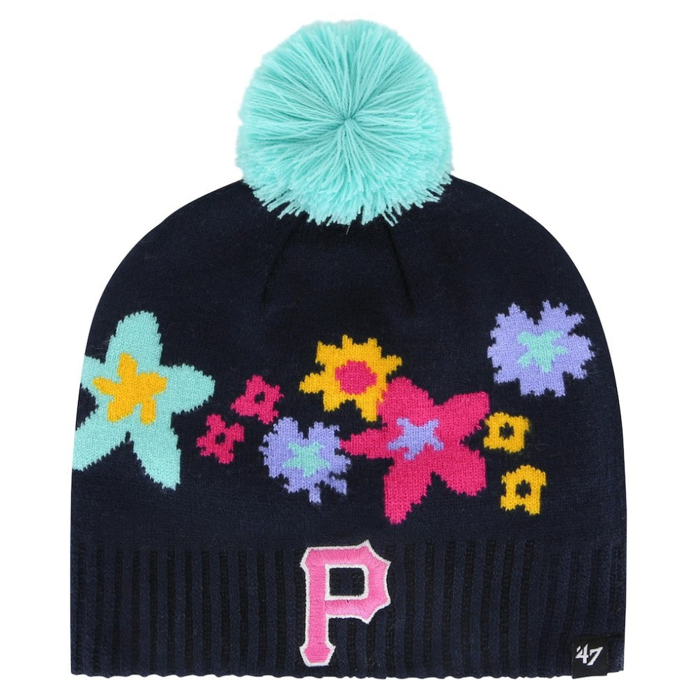 Pittsburgh Pirates '47 Girls Youth Buttercup Knit Beanie with Pom - MLB