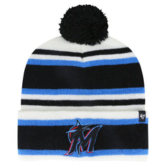 Miami Marlins '47 Youth Stripling Cuffed Knit Hat with Pom - MLB Hats