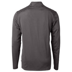 Philadelphia Eagles Cutter & Buck Gridiron Classics Big & Tall Virtue Eco Pique Micro Stripe Recycled Quarter-Zip Pullover Top | NFL New