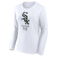 Chicago White Sox Fanatics Women's Lightweight Fitted Long Sleeve T-Shirt - MLB T-shirts