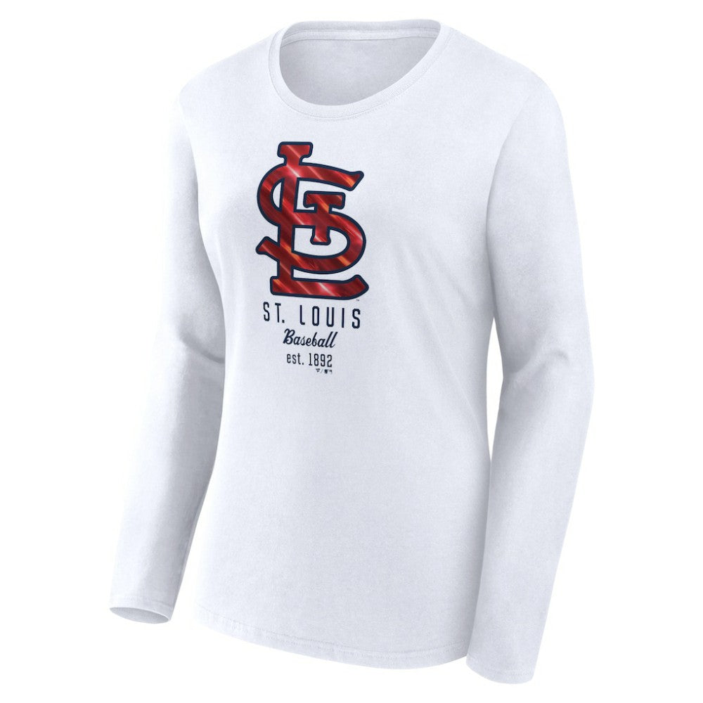 St. Louis Cardinals Fanatics Women's Lightweight Fitted Long Sleeve T-Shirt - MLB T-shirts