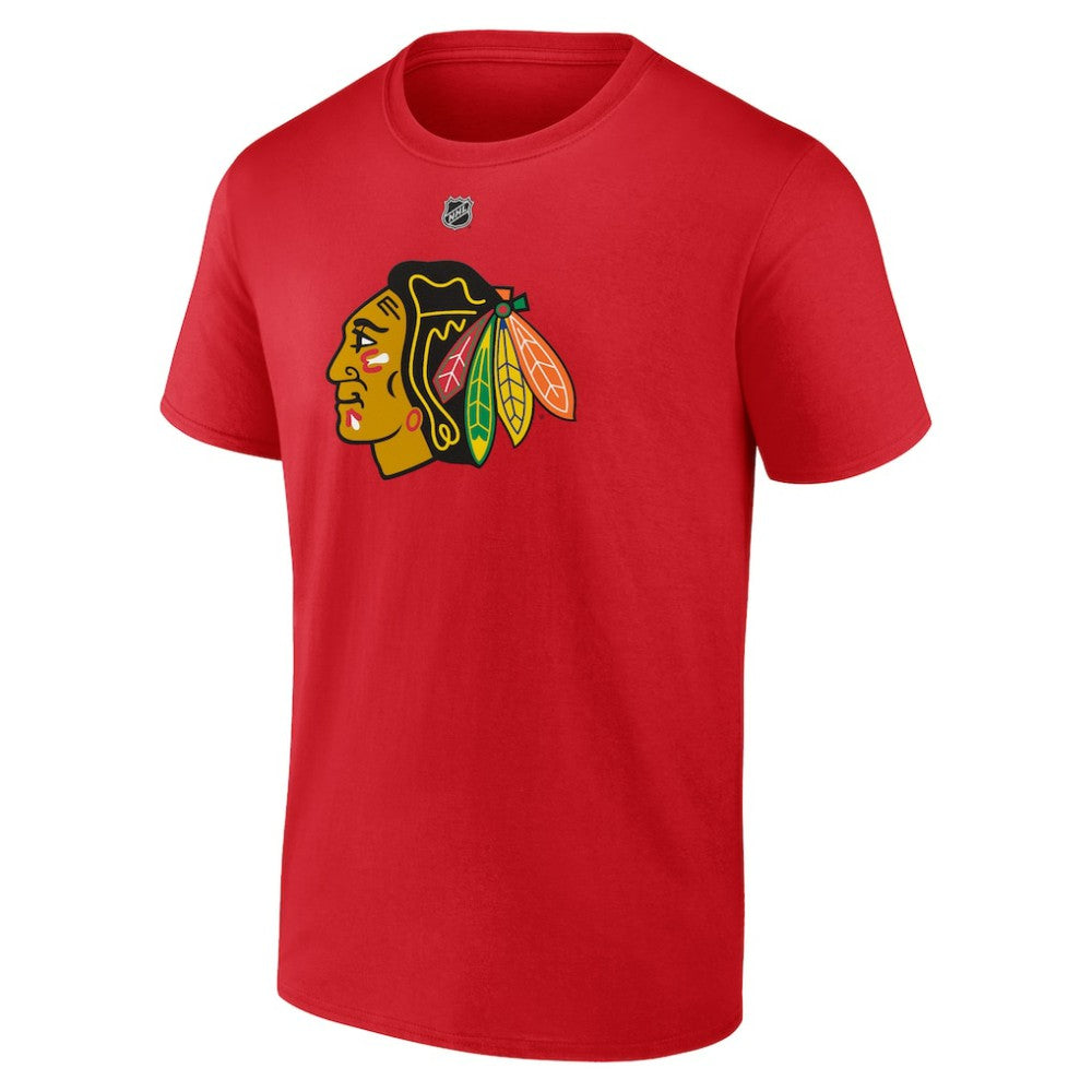Connor Bedard Chicago Blackhawks Fanatics Authentic Stack Name & Number T-Shirt -  NHL T-shirts