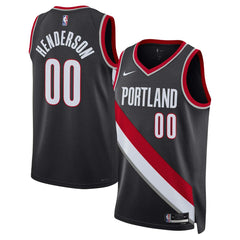 Black Scoot Henderson Portland Trail Blazers Unisex 2023 NBA Draft Swingman Jersey | NBA