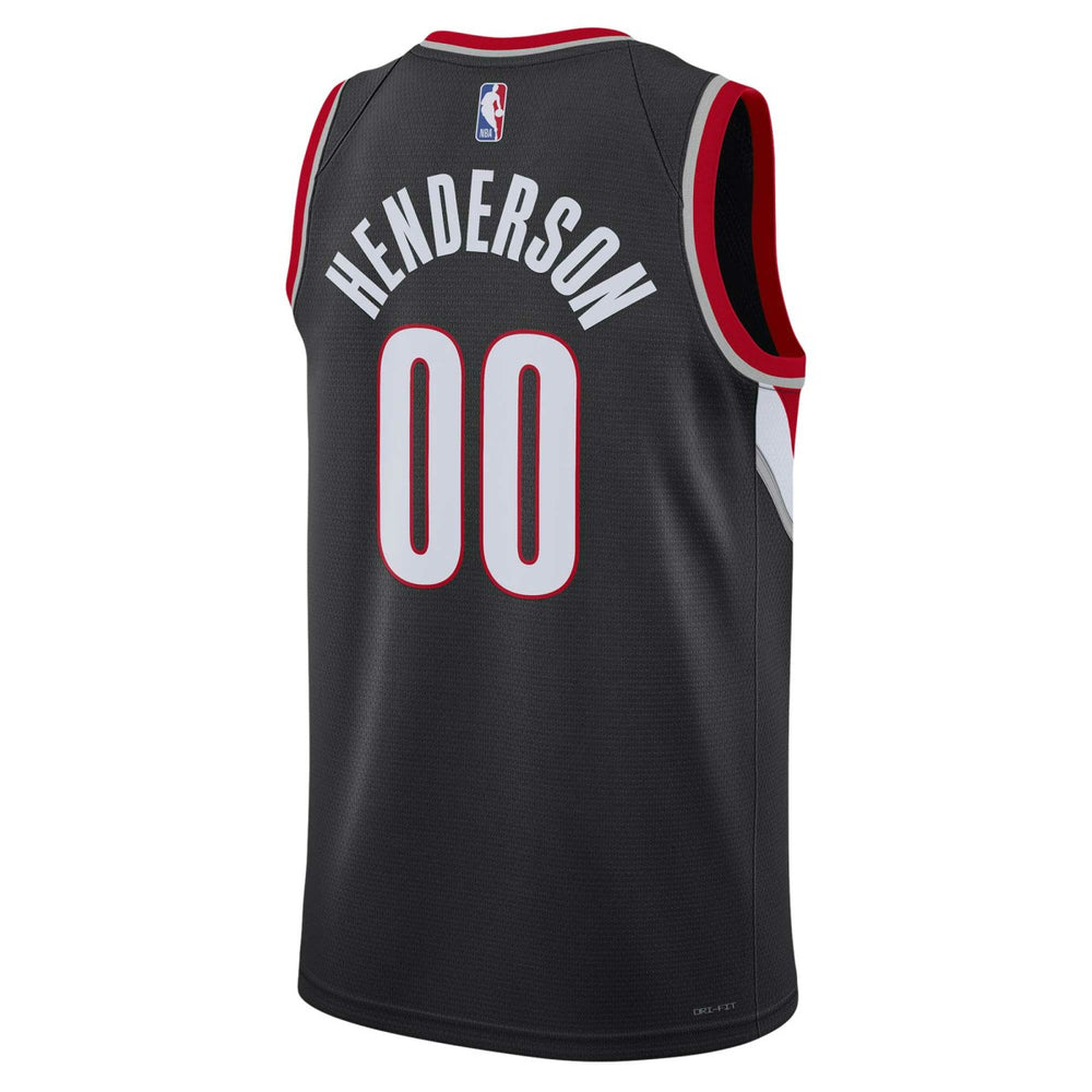 Black Scoot Henderson Portland Trail Blazers Unisex 2023 NBA Draft Swingman Jersey | NBA