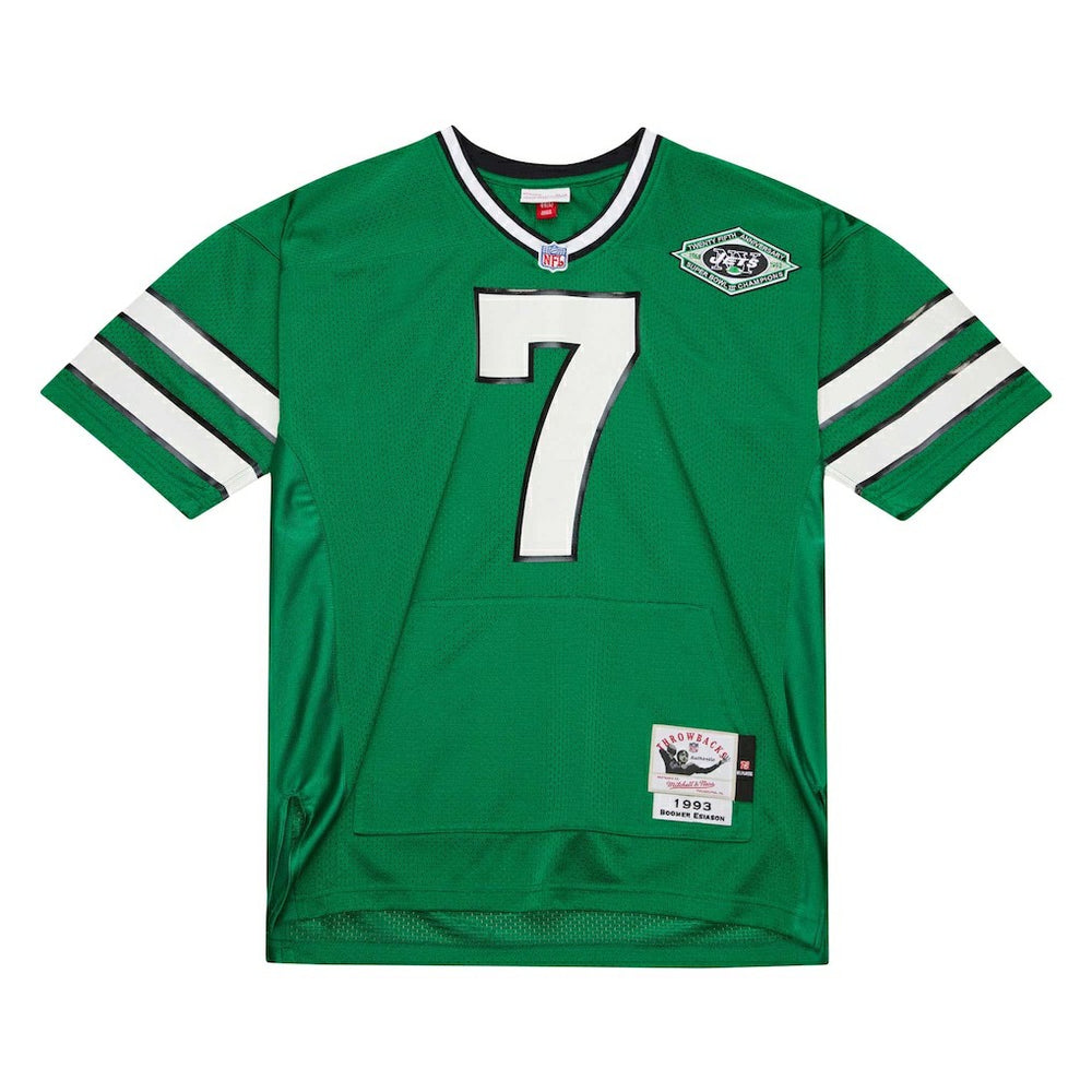New York Jets Boomer Esiason  1993 Authentic Throwback Retired Player Pocket Jersey | NFL On sale