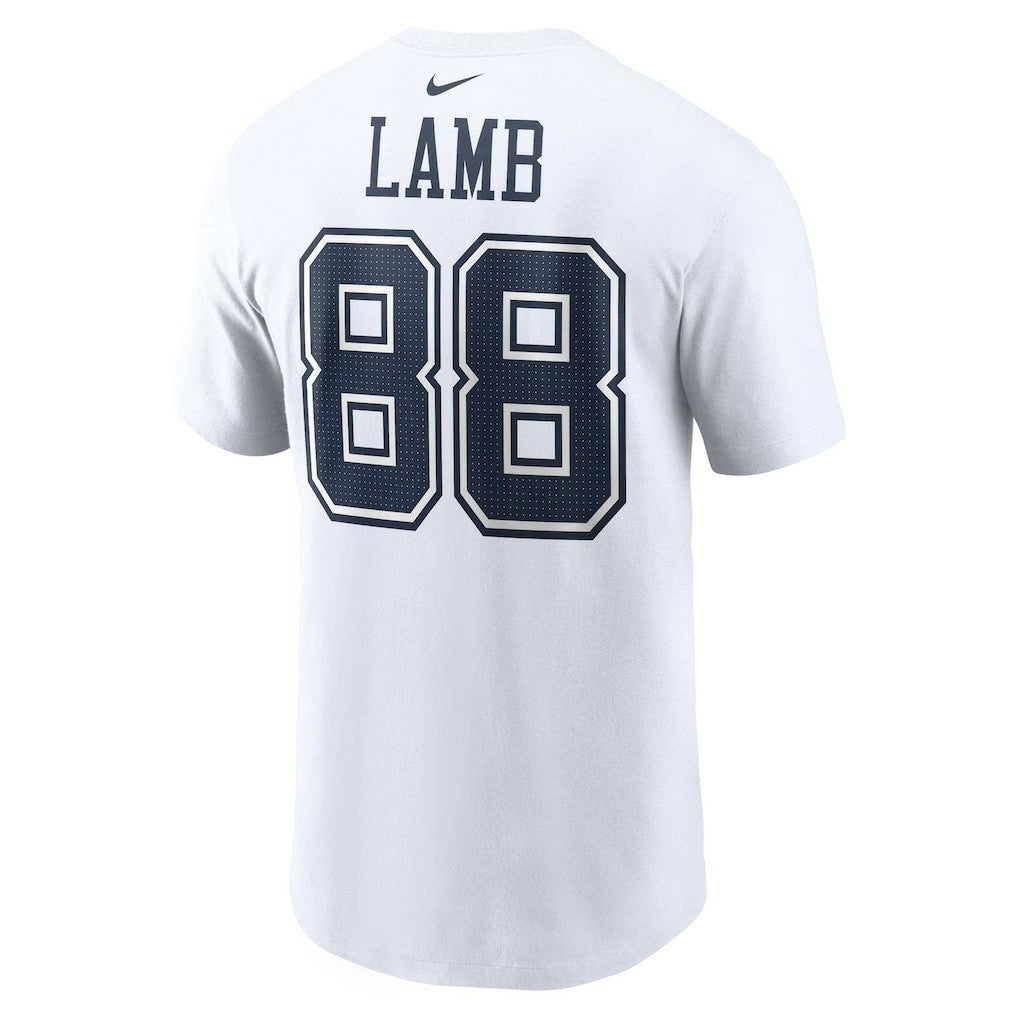 Dallas Cowboys CeeDee Lamb  Player Name & Number T-Shirt | NFL Outlet