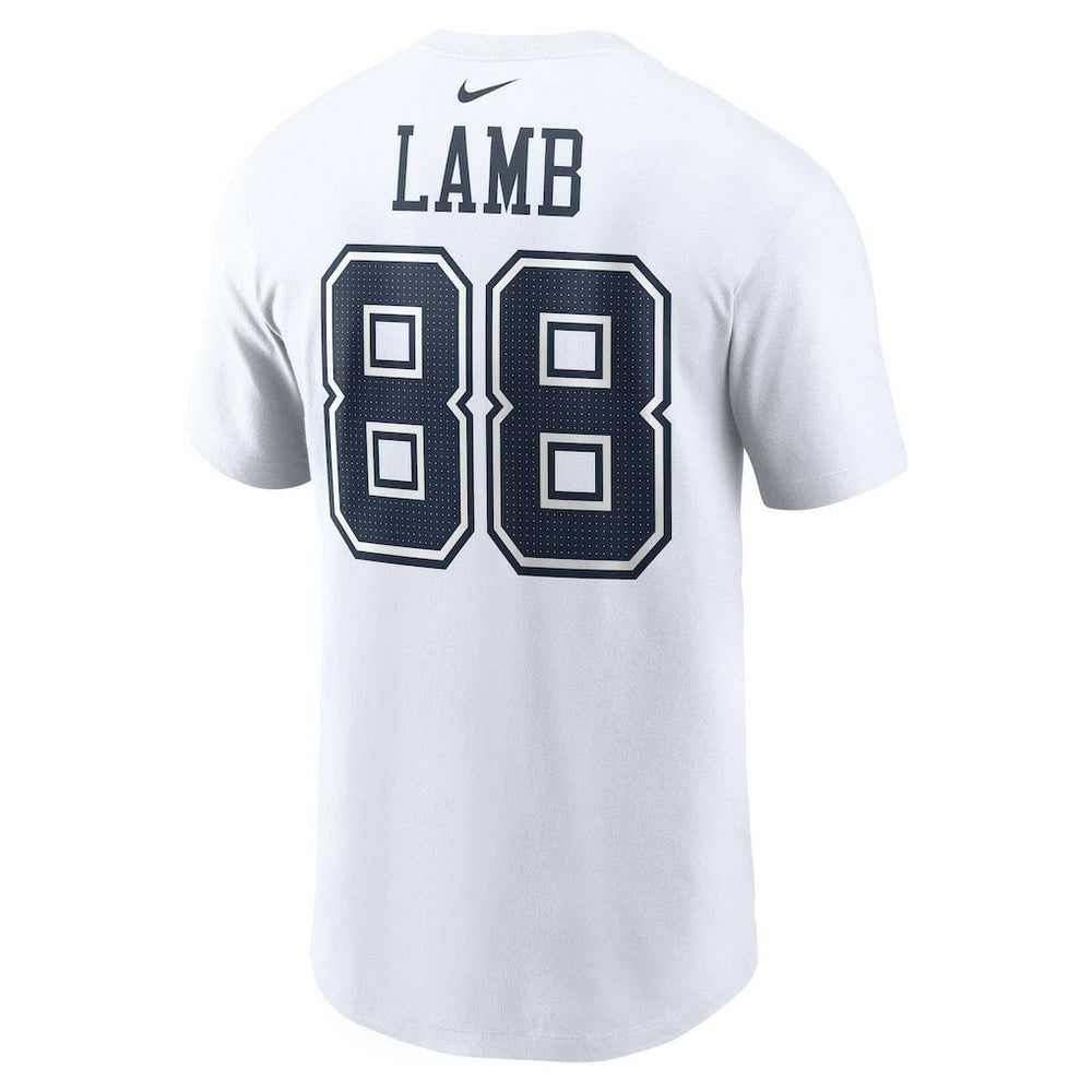 Dallas Cowboys CeeDee Lamb  Player Name & Number T-Shirt | NFL Outlet