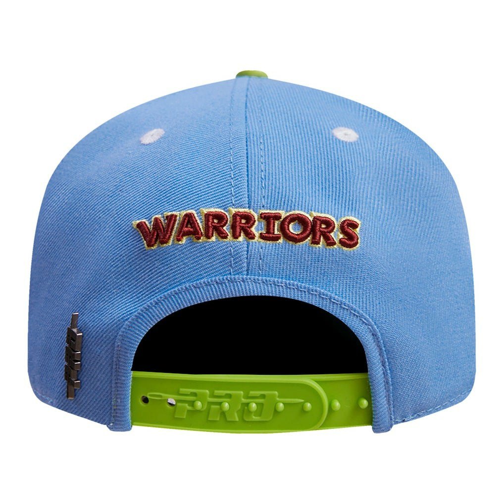 Light Blue/Green Golden State Warriors Pro Standard Retro Program 2-Tone Snapback Hat sale | NBA