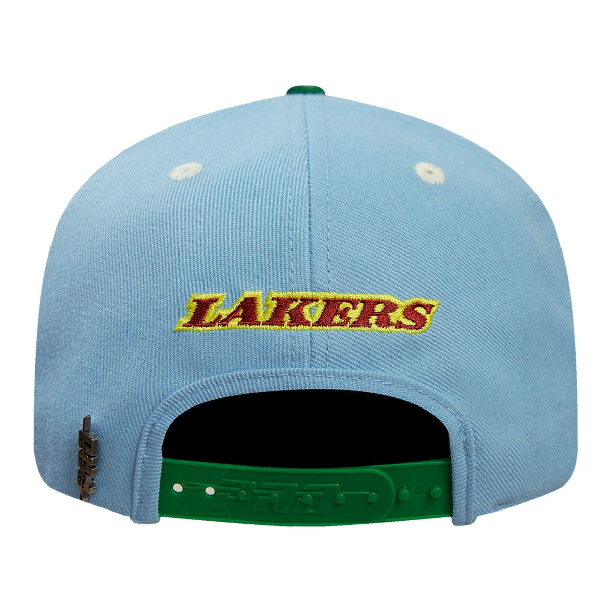 Light Blue/Green Los Angeles Lakers Pro Standard Retro Program 2-Tone Snapback Hat | NBA
