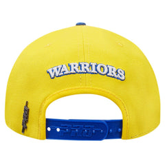 Gold/Royal Golden State Warriors Pro Standard Pinch Chevron Adjustable Hat sale | NBA