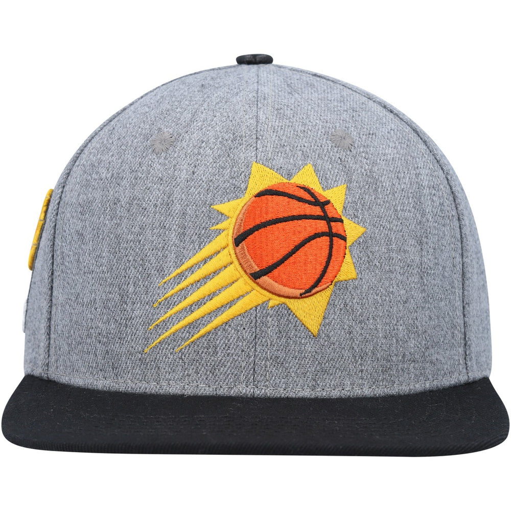 Gray/Black Phoenix Suns Pro Standard Classic Logo Two-Tone Snapback Hat | NBA