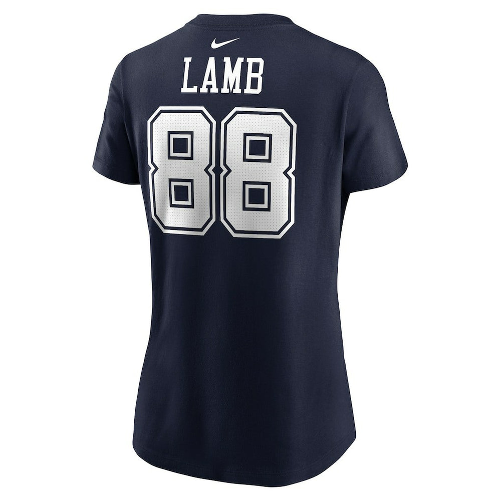 Dallas Cowboys CeeDee Lamb  Women's Player Name & Number T-Shirt | NFL Outlet