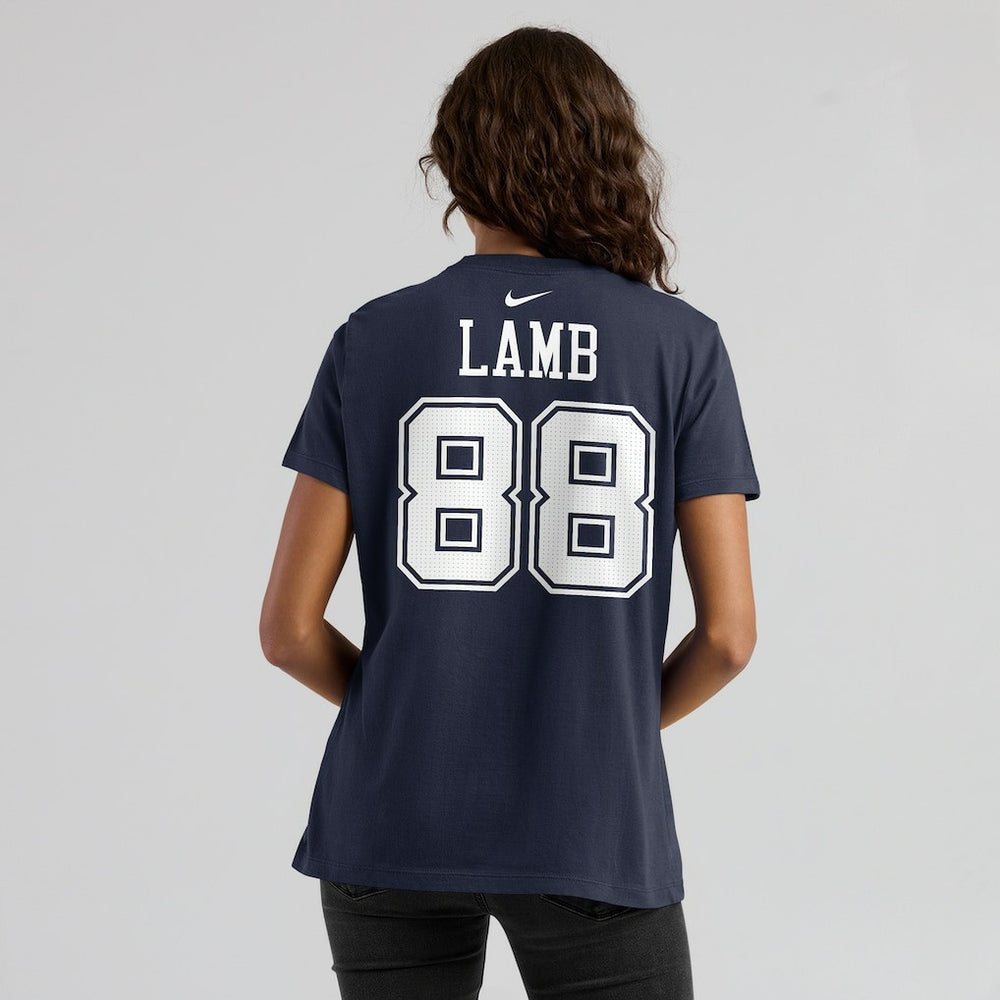 Dallas Cowboys CeeDee Lamb  Women's Player Name & Number T-Shirt | NFL Outlet