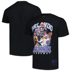 Black Penny Hardaway Orlando Magic Hardwood Classics Bling Concert Player T-Shirt | NBA