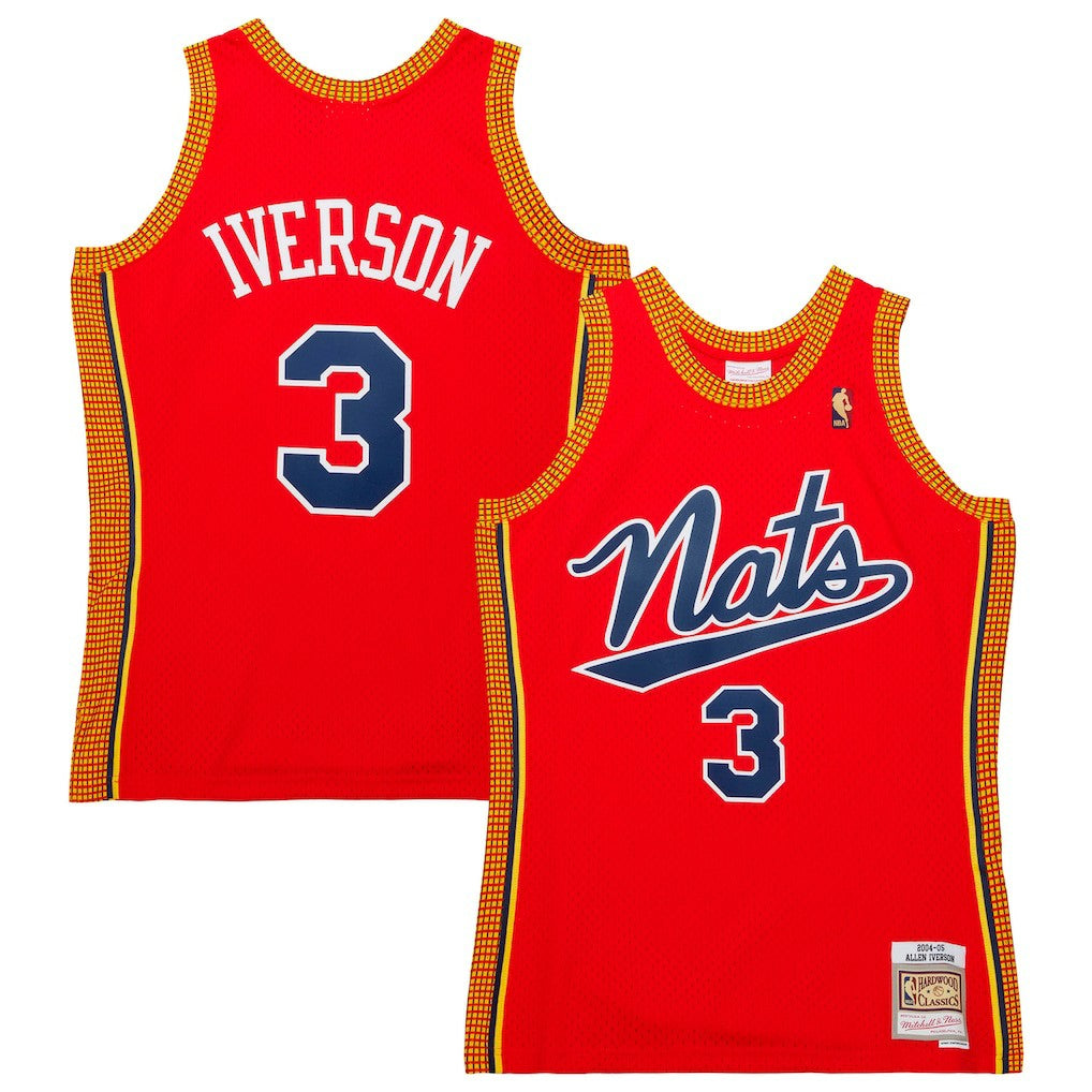 Red Allen Iverson Philadelphia 76ers 2004/05 Hardwood Classics Swingman Jersey | NBA