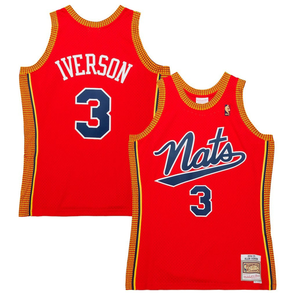 Red Allen Iverson Philadelphia 76ers 2004/05 Hardwood Classics Swingman Jersey | NBA