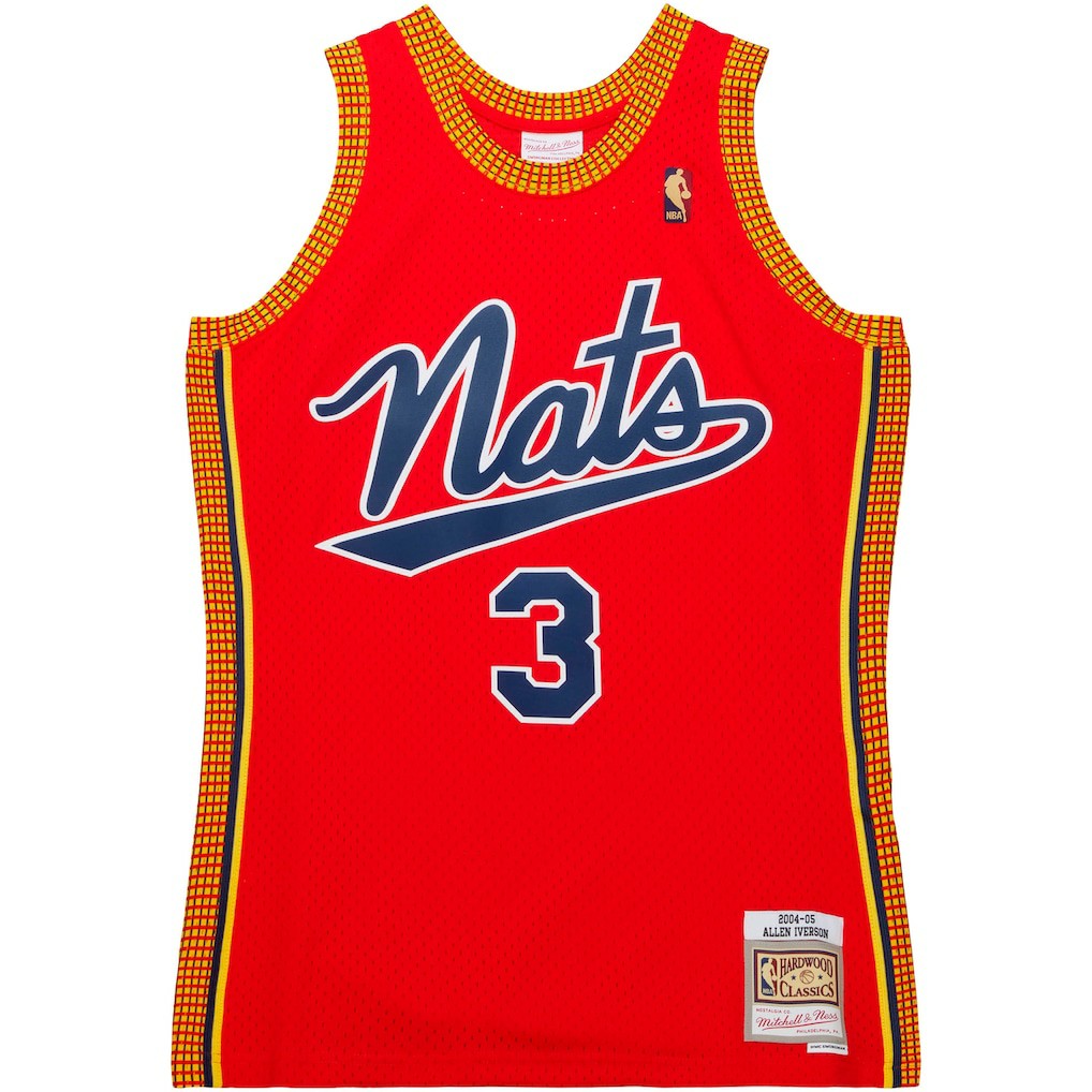 Red Allen Iverson Philadelphia 76ers 2004/05 Hardwood Classics Swingman Jersey | NBA