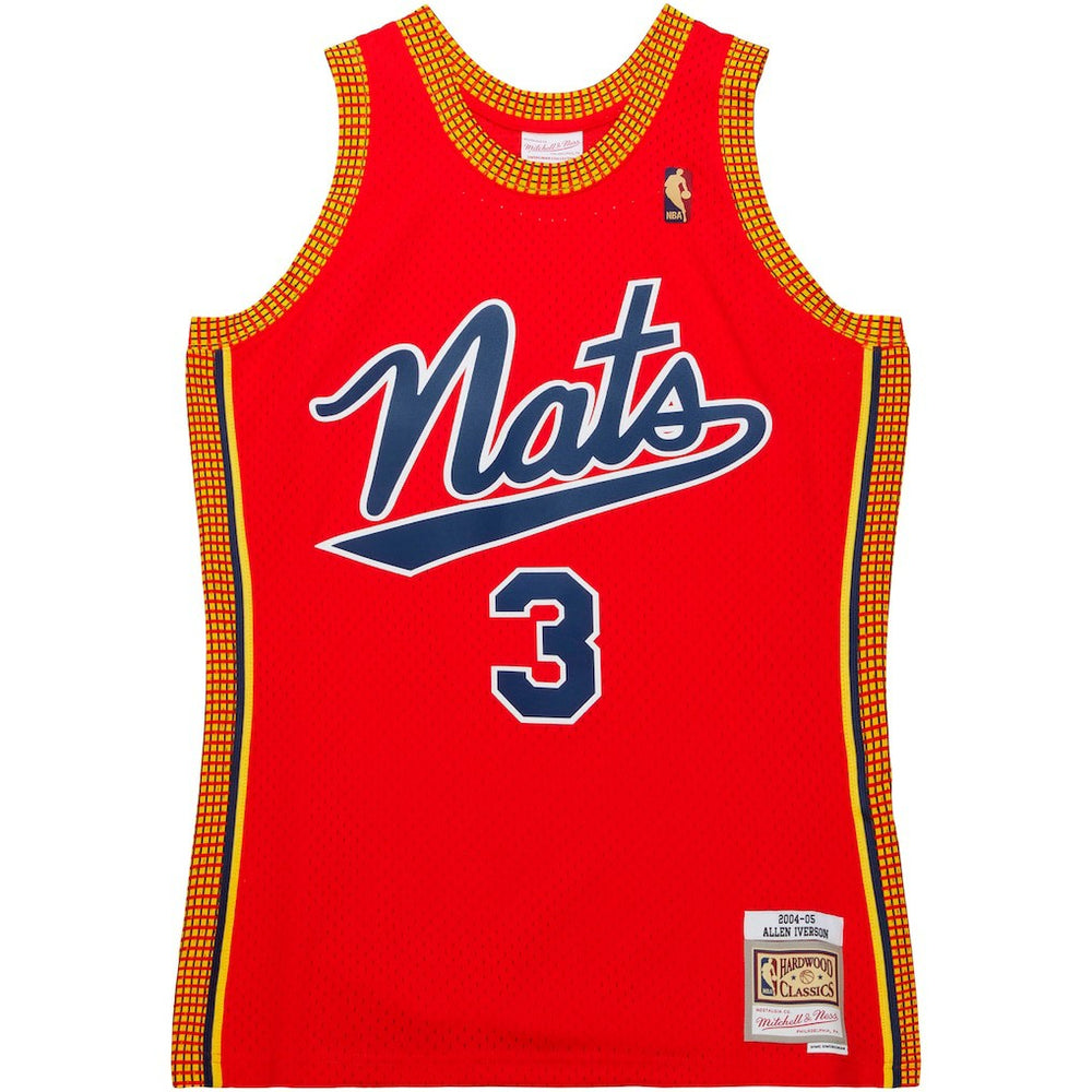 Red Allen Iverson Philadelphia 76ers 2004/05 Hardwood Classics Swingman Jersey | NBA