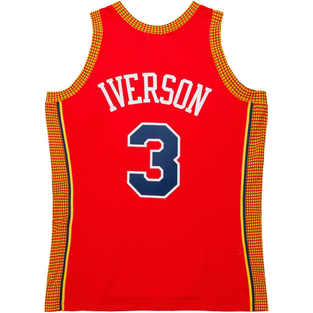 Red Allen Iverson Philadelphia 76ers 2004/05 Hardwood Classics Swingman Jersey | NBA