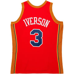 Red Allen Iverson Philadelphia 76ers 2004/05 Hardwood Classics Swingman Jersey | NBA