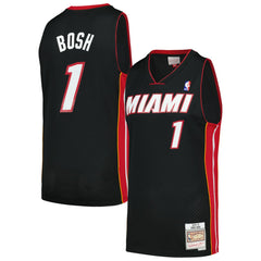 Black Chris Bosh Miami Heat 2012/13 Hardwood Classics Swingman Jersey | NBA