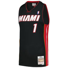 Black Chris Bosh Miami Heat 2012/13 Hardwood Classics Swingman Jersey | NBA