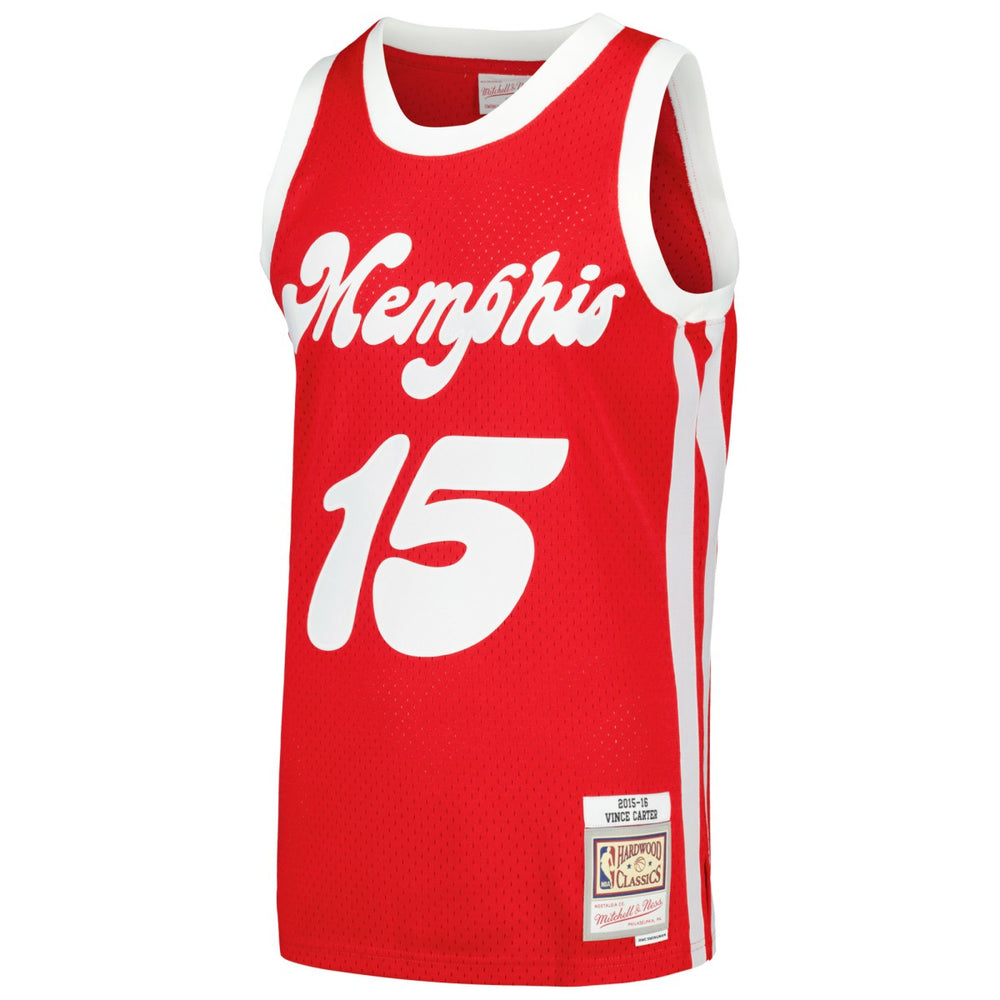 Red Vince Carter Memphis Grizzlies 2015/16 Hardwood Classics Swingman Jersey | NBA