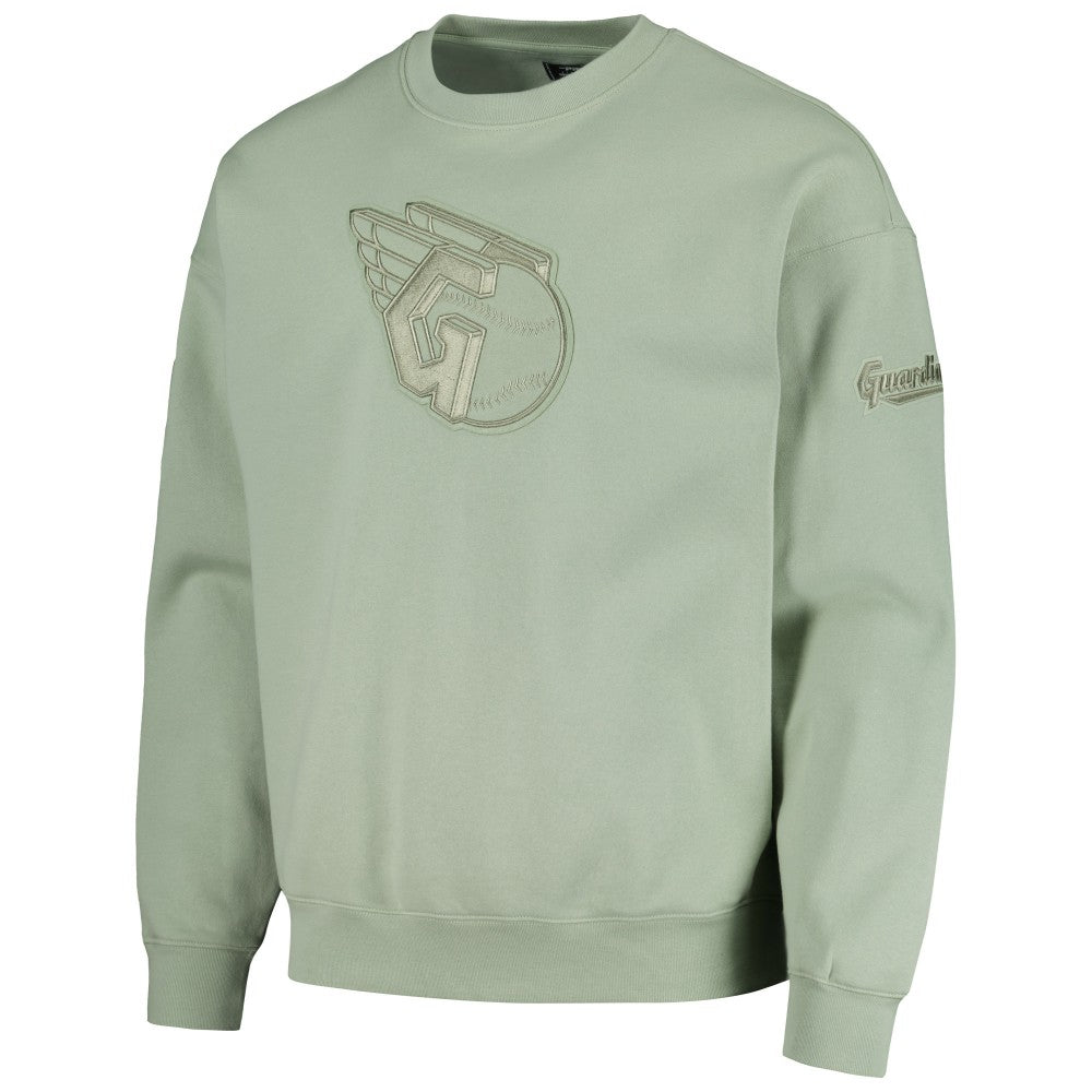 Cleveland Guardians Pro Standard Neutral Drop Shoulder Pullover Sweatshirt - MLB Pullover