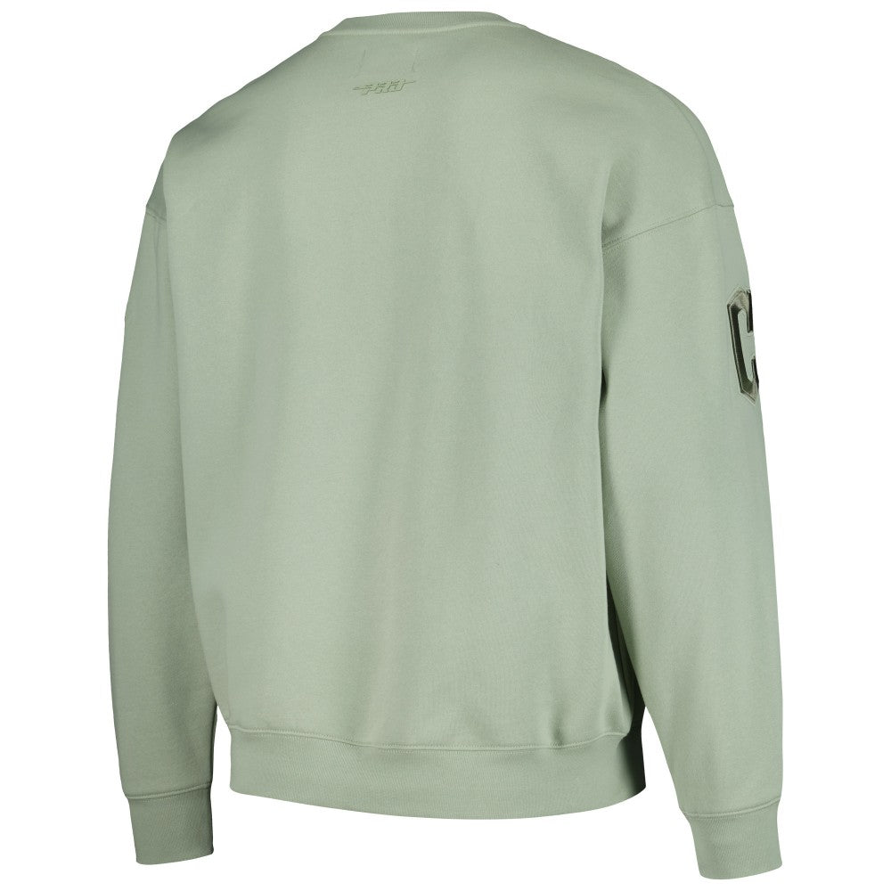 Cleveland Guardians Pro Standard Neutral Drop Shoulder Pullover Sweatshirt - MLB Pullover