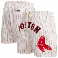 Boston Red Sox Pro Standard Pinstripe Retro Classic Woven Shorts - MLB Shorts
